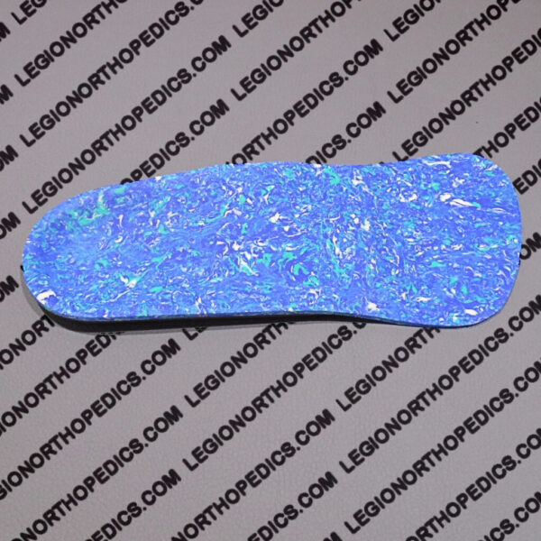 orthotic sulcus length blue swirl